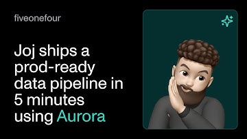 Production ready data pipelines & infrastructure in 5 minutes with Aurora