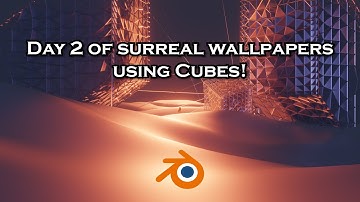 Short Film Channel Announcement!? (and creating a wallpaper) - Blender Time-lapse