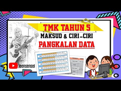 TEKNOLOGI MAKLUMAT KOMUNIKASI (TMK) TAHUN 5 - MAKSUD & CIRI-CIRI PANGKALAN DATA