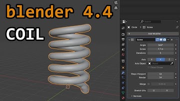 How to Create a Coil Spring with Blender