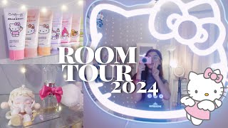 small room tour 2024!! || pink, girly, & lots of Sanrio!