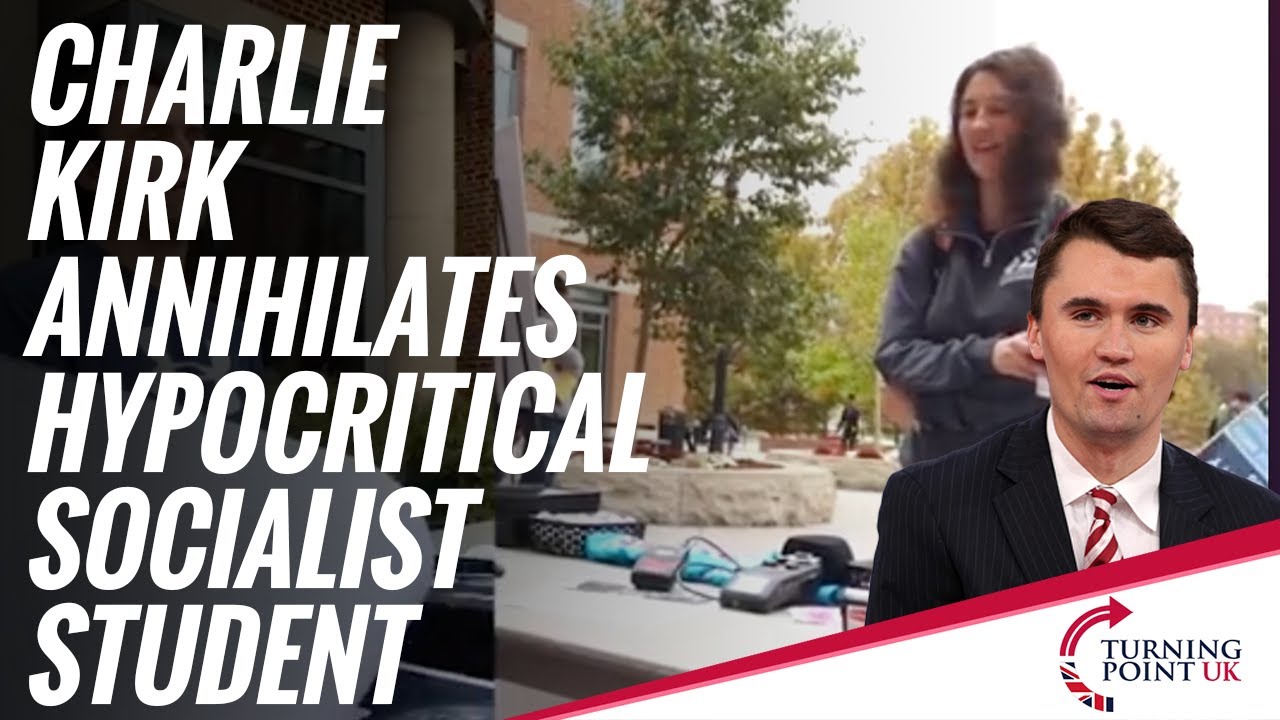Charlie Kirk Debates College Student on Capitalism, Billionaires, and Free Market Economics at Campus Event