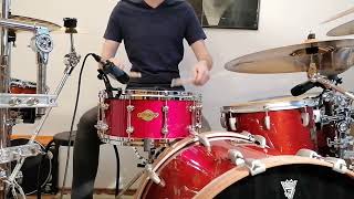 Pearl Masters MMP 14X6,5 snare drum sound demo