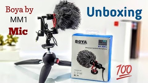 Boya BY- MM1 mic Unboxing & Review || Best budget mic