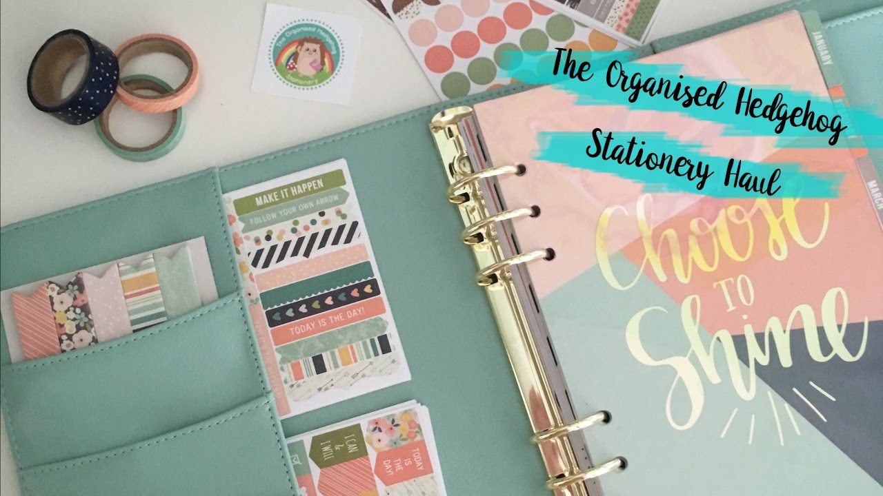 The Organised Hedgehog Stationery Haul