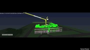 4D Simulation with Equipment Motion in Navisworks  Saman YouTube