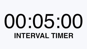 One Hour 5-Minute Interval Timer [Bell Alarm]