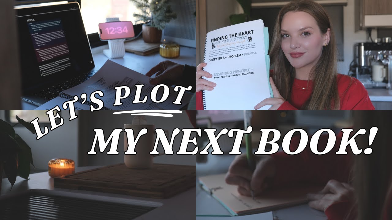 PLOT A BOOK WITH ME ☁️ ☕️ turning an IDEA into a STORY || writing vlog ...