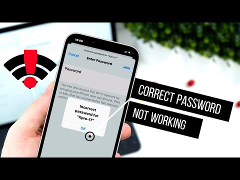 How To Fix Wi-Fi "Password incorrect" on iPhone | Solve WIFI Incorrect Password on iOS 16