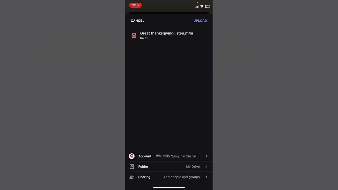 how-to-upload-an-audio-recording-from-iphone-to-google-drive-no-audio
