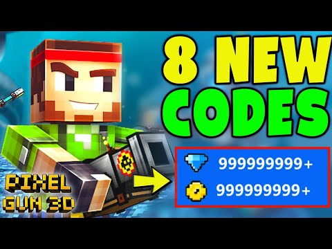 8 NEW PIXEL GUN 3D PROMO CODES JULY 2022 || PIXEL GUN 3D CODES || PG3D CODES