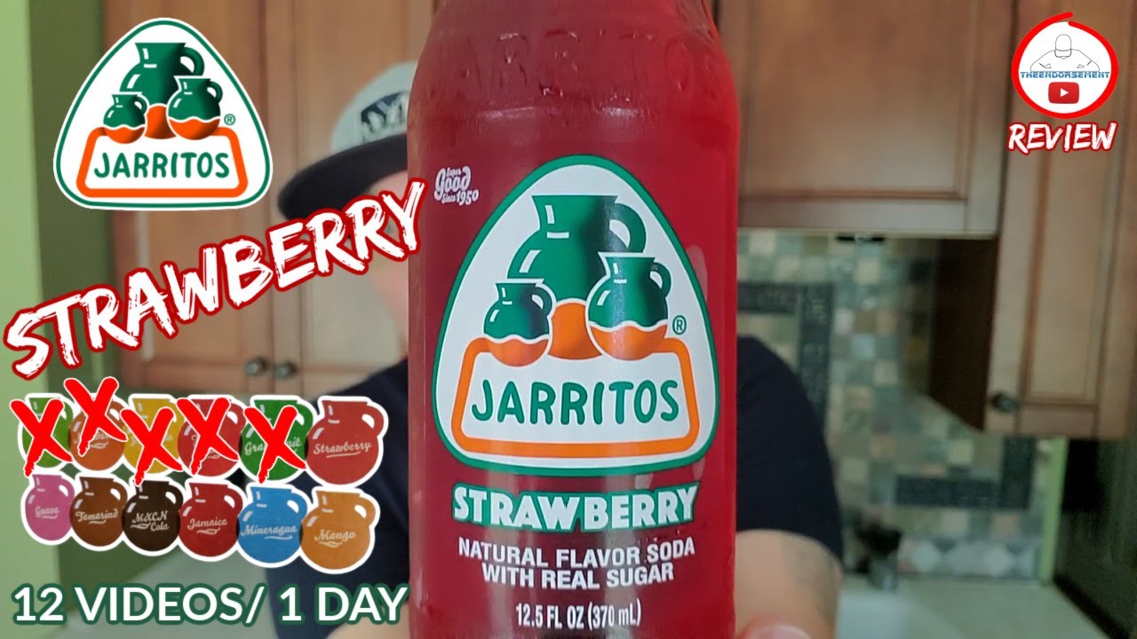 Jarritos® STRAWBERRY Soda Review! 🍓🥤 FIESTAS 12 PACK 12 VIDEOS in 1