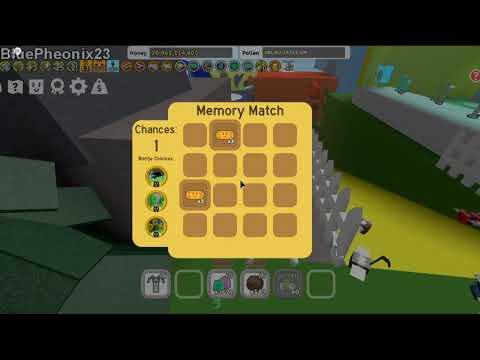 What Happens If I Do 2 Memory Matches At Once?? | Bee Swarm SImulator