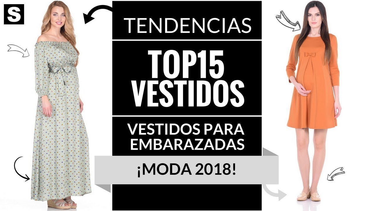 Camarada Cambio fuga VESTIDOS PARA EMBARAZADAS 👗 ¡MODA 2018! #Vestidos #Moda #PreManma - YouTube
