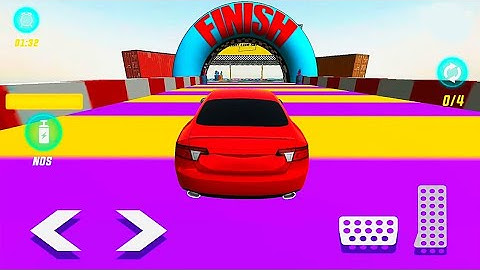 Mega Ramp Robot Car Stunts #2 : New Car Games 2021 - Android Gameplay