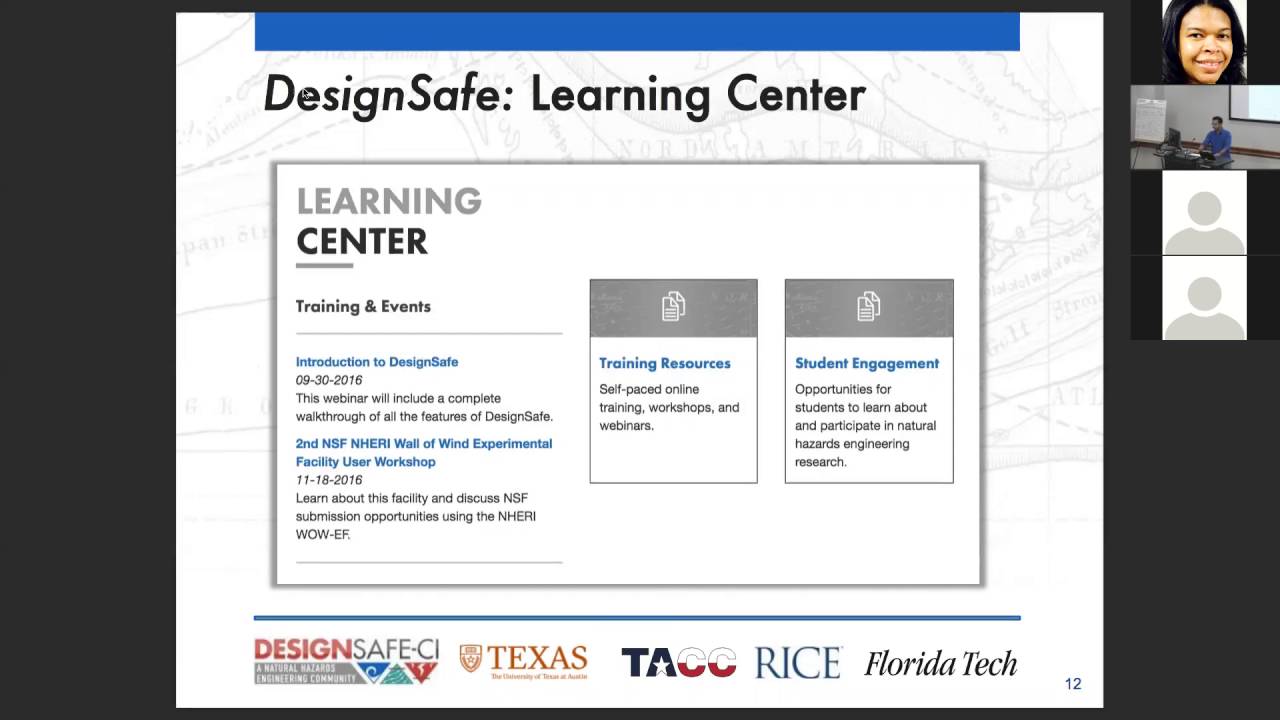 WEBINAR - Introduction to DesignSafe, Sept. 30, 2016