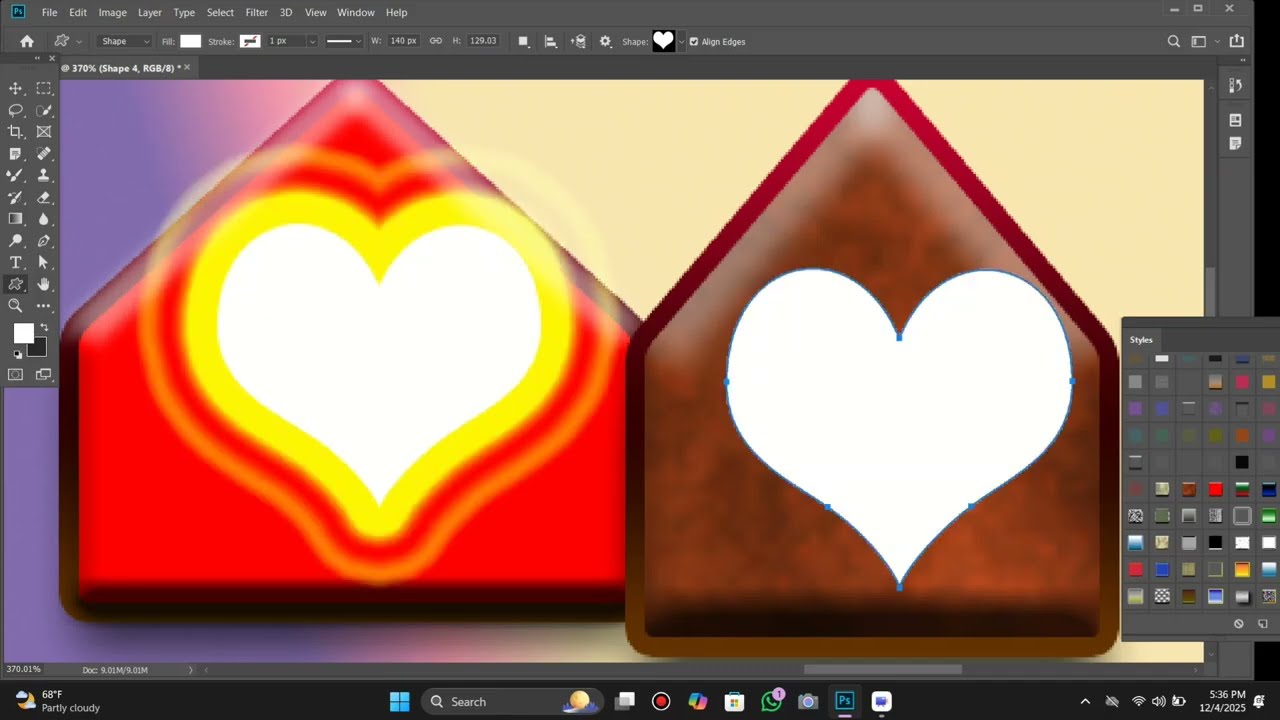 How to create new Custom shapes in Adobe Photoshop