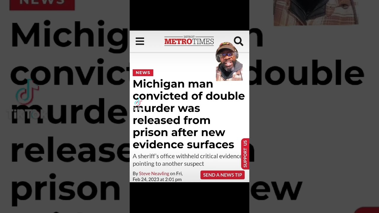 ⁣Man freed from prison after 20+ years due to Police Misconduct. #michigan