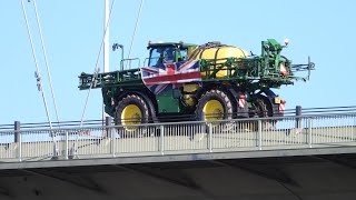 Tractors on the Humber Bridge ‘day of unity’ 25/1/25