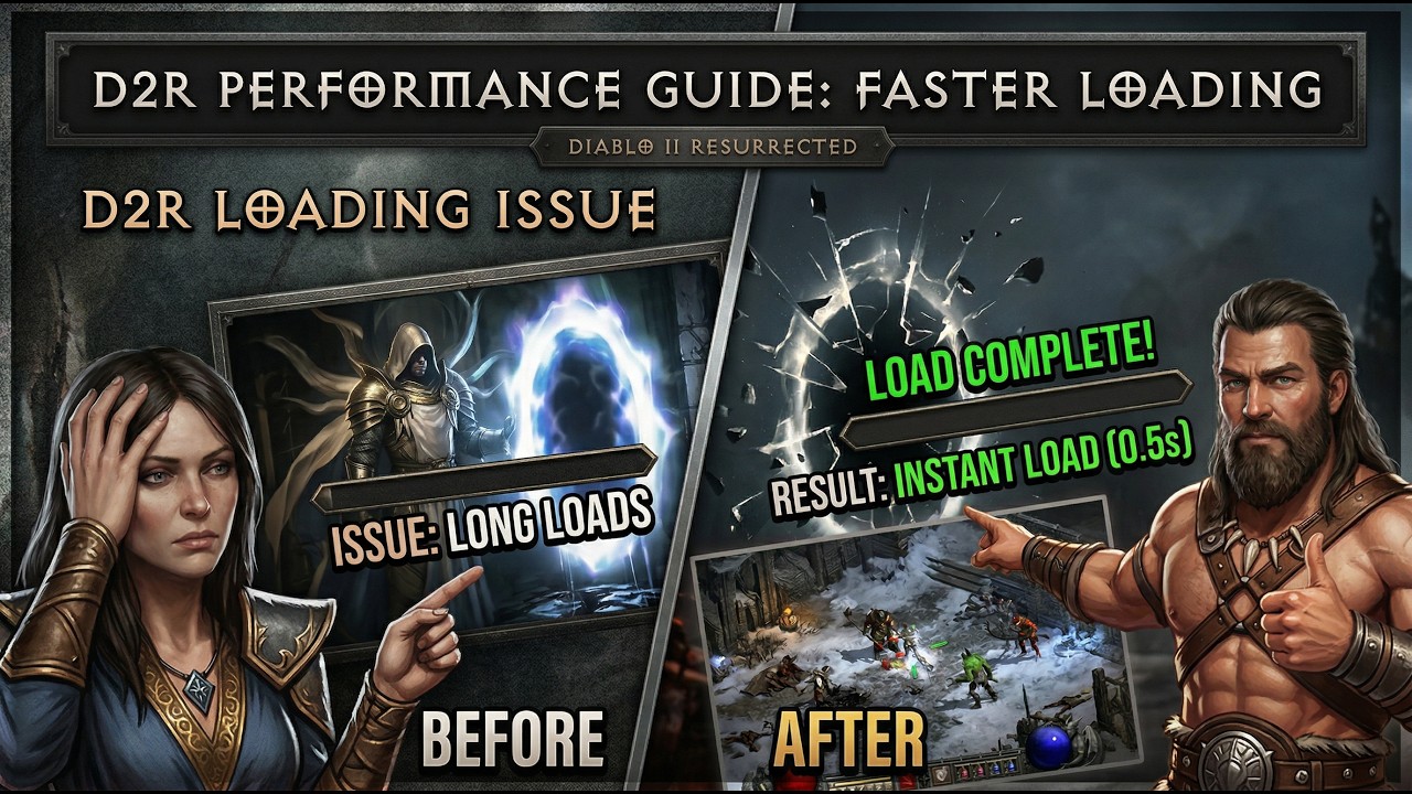 D2R Performance Guide: How to Load Up To Ten Times Faster - YouTube