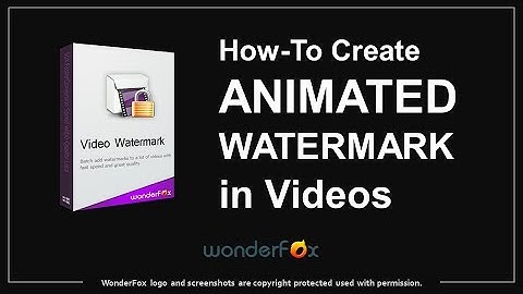 How to Create Animated Watermark in Videos