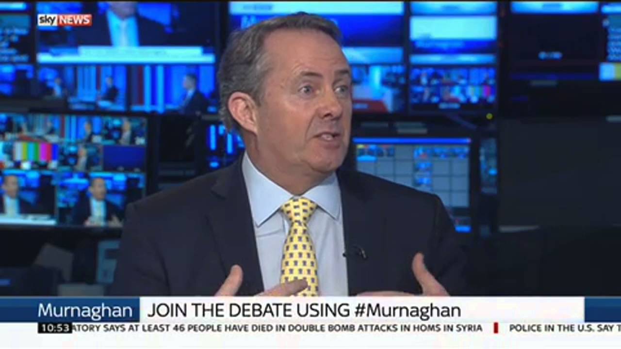Former Defence Secretary Liam Fox On UK Sovereignty In EU