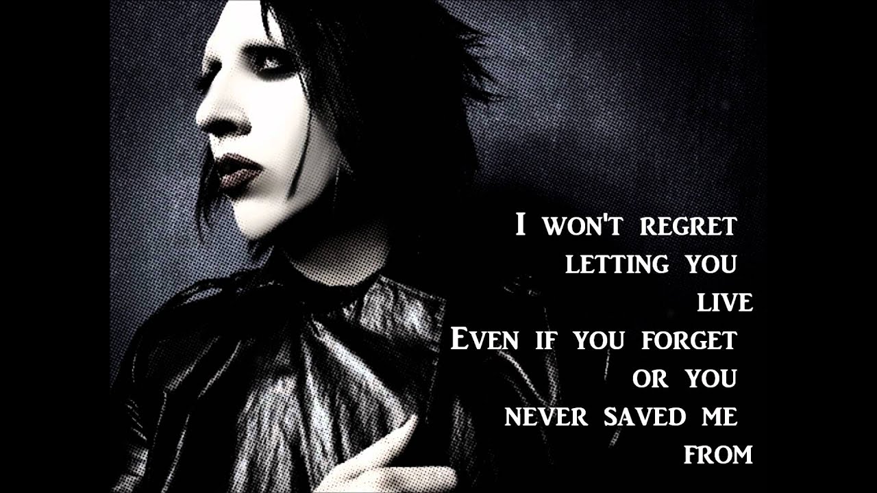 Marilyn Manson- Overneath The Path Of Misery Lyrics - YouTube