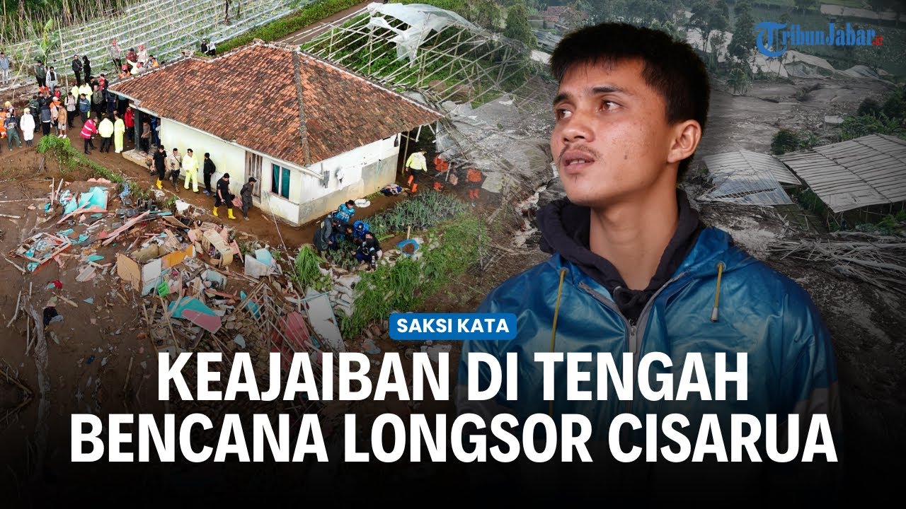 Keajaiban Longsor Cisarua! Cerita Rumah Kuning Hadian Selamat Lewat Jendela Pintu Rumah Terkubur