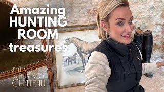 Chateau HUNTING ROOM renovation progress | 10 Weeks after moving in!!