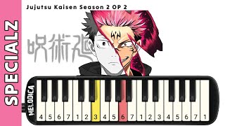 Jujutsu Kaisen OP 4 - SPECIALZ (King Gnu) Melodica Tutorial