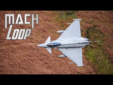 Mach Loop, LFA7 The Bwlch. Typhoon and A400M