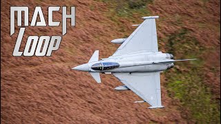 Mach Loop, LFA7 The Bwlch. Typhoon and A400M