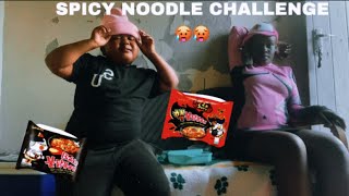 SPICY NOODLE CHALLENGE WITH MY BESTFRIEND❤️🥹. Watch till end