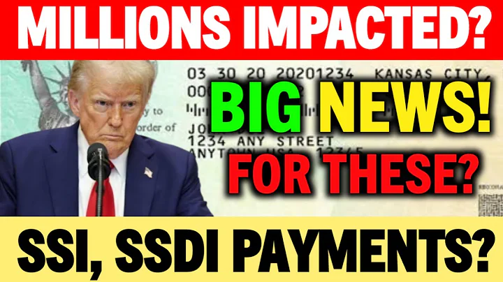 SOCIAL SECURITY PAYMENT UPDATE? | MILLIONS OF RECIPIENTS IMPACTED SSI SSDI VA?