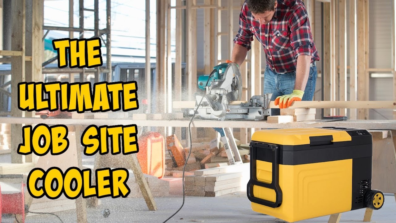 Newair 25 Qt. Refrigerator, It's Battery Powered! Use your tool batteries to run it! The