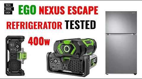 Is the EGO Nexus Escape 400w Inverter Refrigerator Reliable? Find Out!