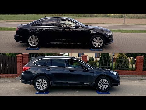 audi-a6-quattro-vs-subaru-outback-s-awd---4x4-test-on-rollers