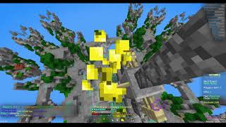absolutely destroying BlocksMC w/Moon Client | Vanilla flying to the Moon