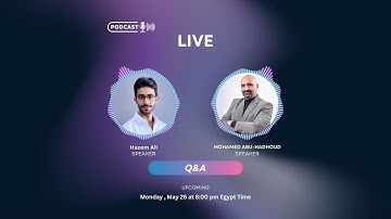 لايف اسئلة واجوبه عن البرمجة - 26-5-2025 الساعة 8 مساءا بتوقيت القاهرة