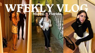 Weekly vlog ♡ Miami Art Basel, Delilah party, luxury haul, Setai brunch, losing my car keys…