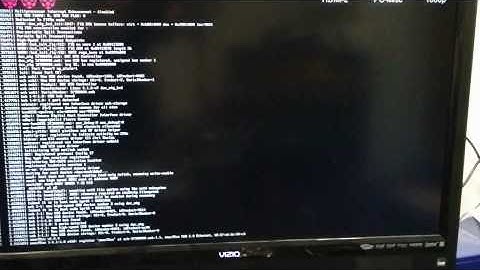 Raspberry Pi 2 - BuildRoot boot up