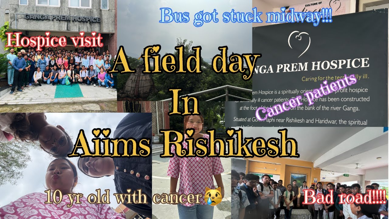День из жизни студента 1-го курса MBBS в AIIMS Ришикеш||с посещением хосписа!!!!