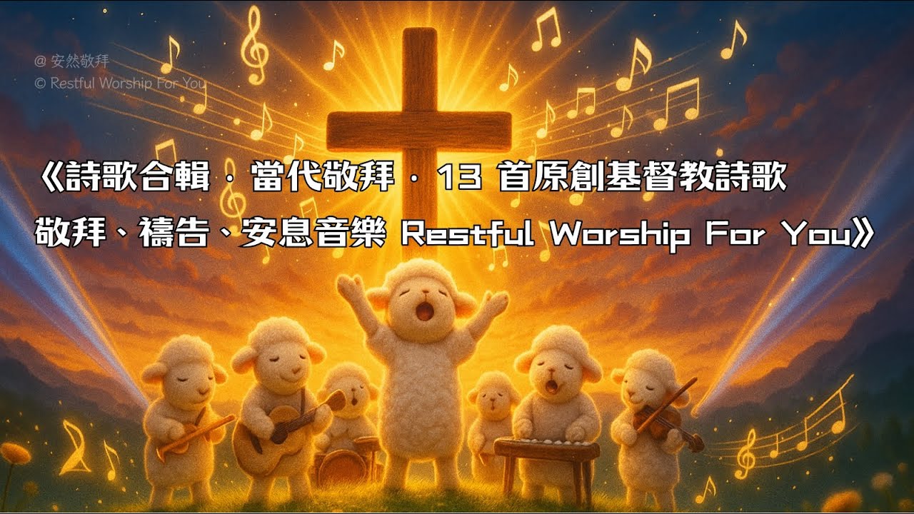 《原創詩歌合輯|當代敬拜|13 首原創基督教詩歌|敬拜、禱告、安息音樂》安然敬拜 Restful Worship For You - YouTube
