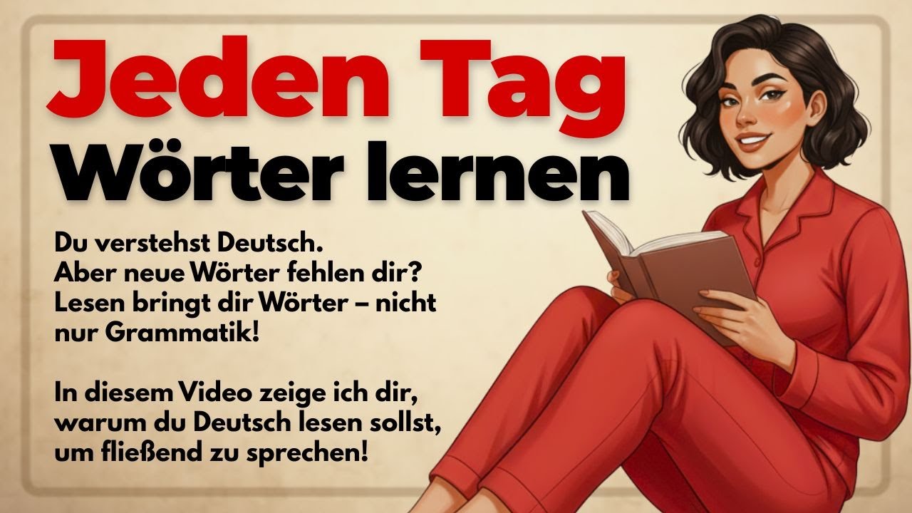 Deutsch lernen durch Lesen | Der Trick, um Wörter nie mehr zu vergessen!