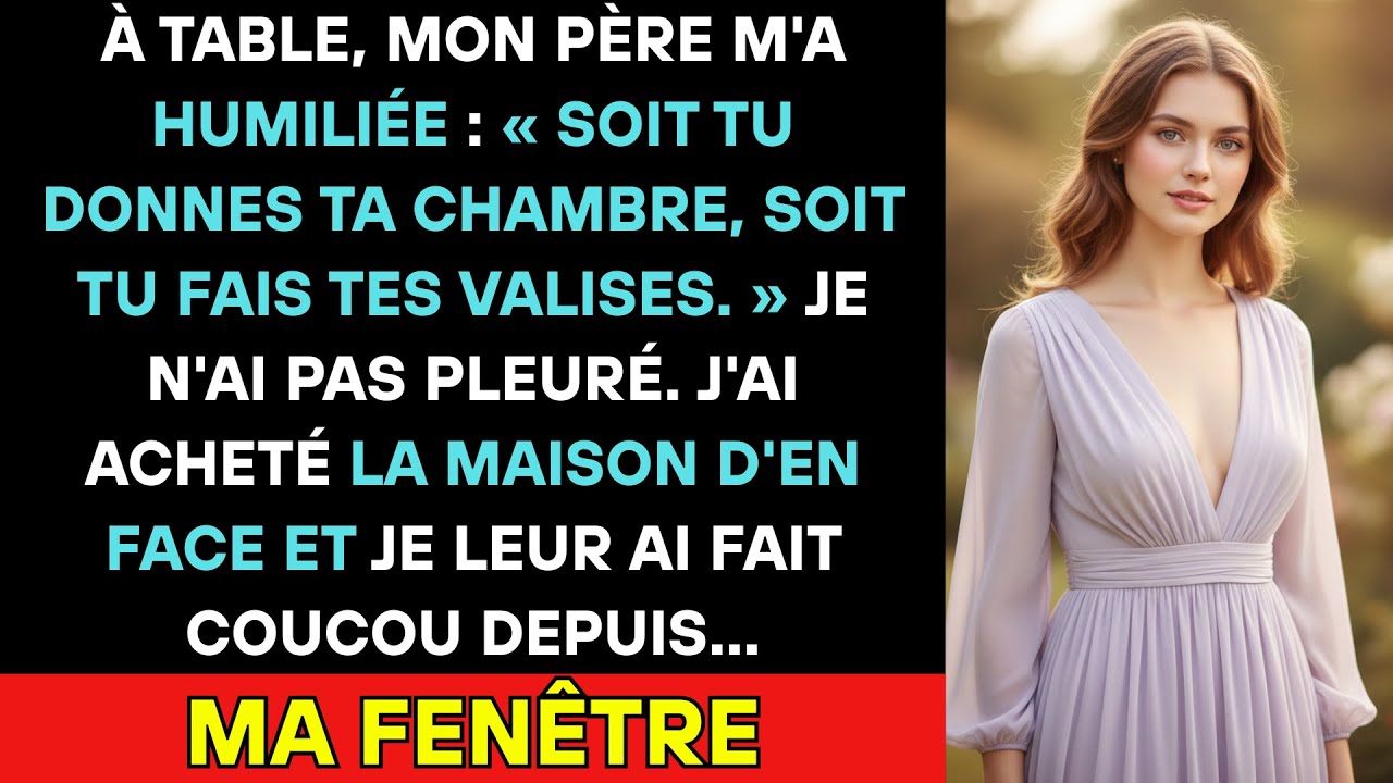 Au Dîner, Mes Parents M'ont Humiliée « Cède Ta Chambre À Ta Sœur Ou Dégage! » J'ai Acheté La Villa À