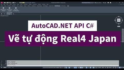 2 | AutoCAD.NET API C# | Chèn và hiệu chỉnh bản vẽ hàng loạt từ REAL4