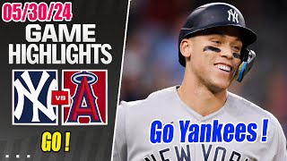 New York Yankees vs Los Angeles Angels (Highlights) May 30, 2024 | Judge brought the heat 🔥