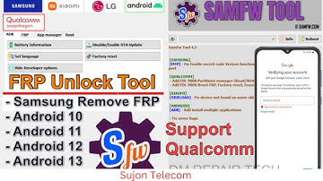 All Samsung FRP 1 Click FRP Unlock Tool 2023 /Google Lock Bypass Android 11/12/13 SamFw FRP Tool V4
