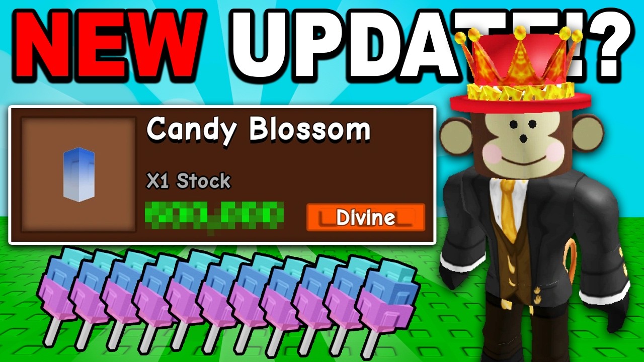 JANDEL REVEALS CANDY BLOSSOM!! in Grow a Garden ROBLOX - YouTube