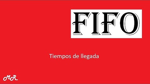 Algoritmo FIFO | Distintos tiempos de llegada